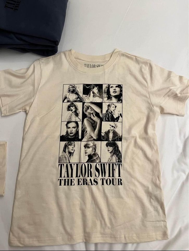 Eras Tour Beige T-Shirt with International Dates