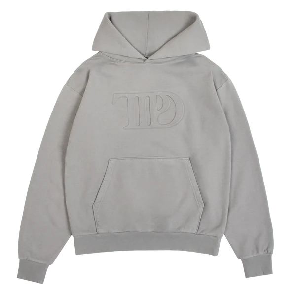 TTPD Gray Embossed Hoodie