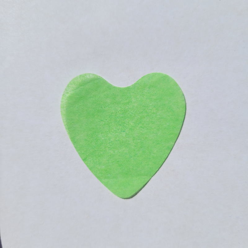 Lover light green heart confetti